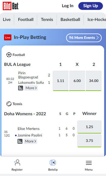 Die BildBet Sportwetten App