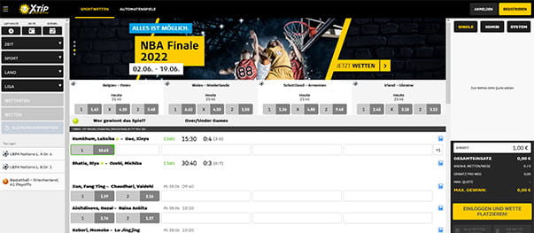 XTip Sportwetten Startseite