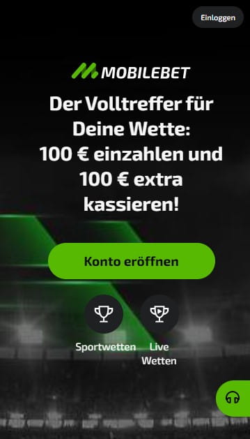 mobilebet mobile Webseite